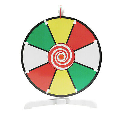Spinning Prize Wheel  12” Color Face Dry Erase Spin Wheel With Peg  Design