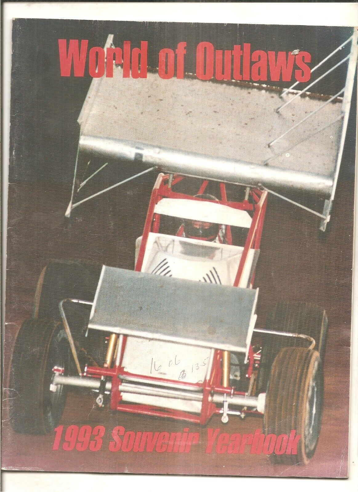 1993 World Of Outlaws Racing Souvenir Yearbook