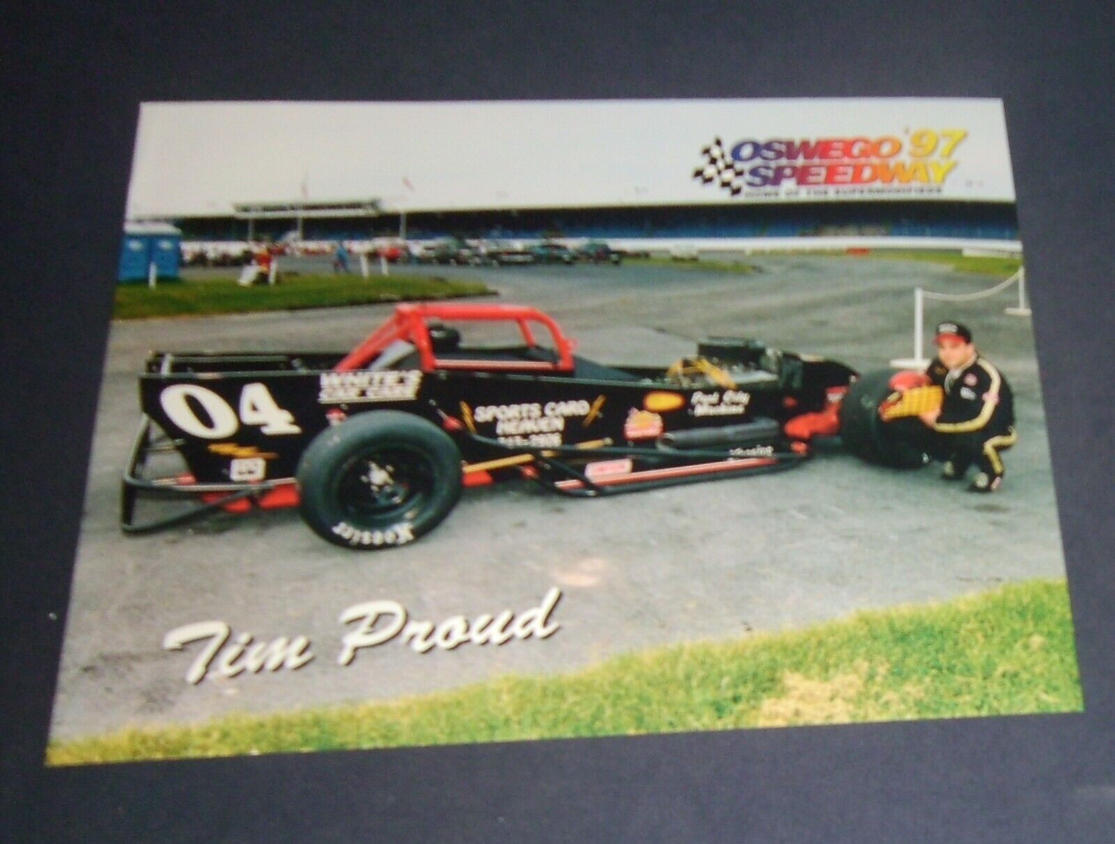 Tim Proud #04 Limited Supermodified Handout Hero Card