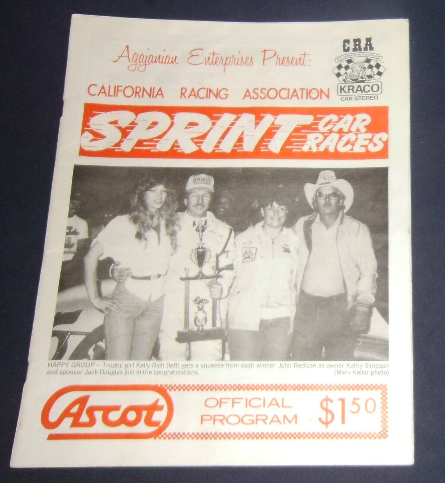 1985 Ascot Sprint Car Program John Redican