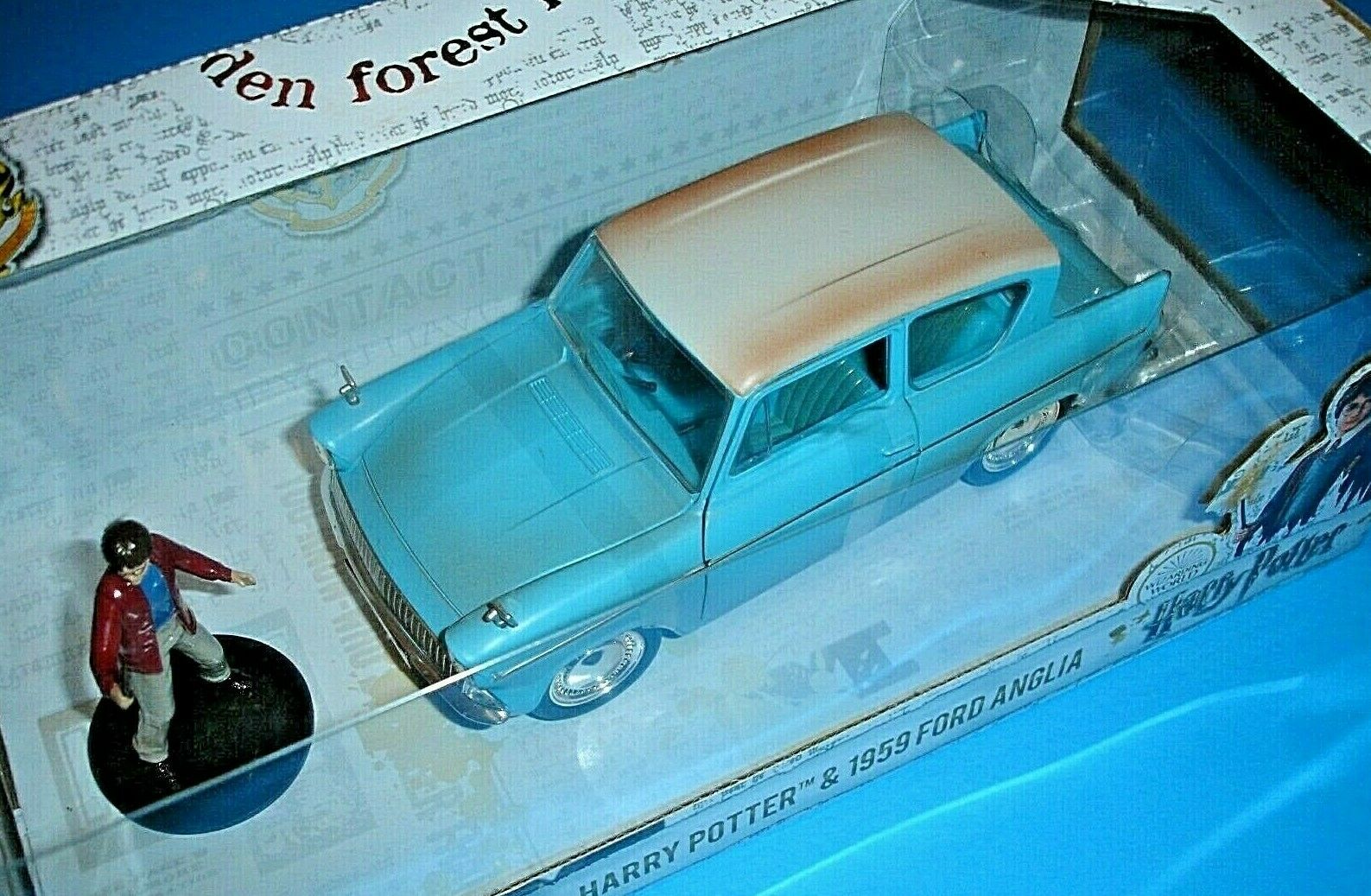 Harry Potter 1:24 Ron Weasley Car 1959 Ford Anglia G Scale Goes With Lgb Train
