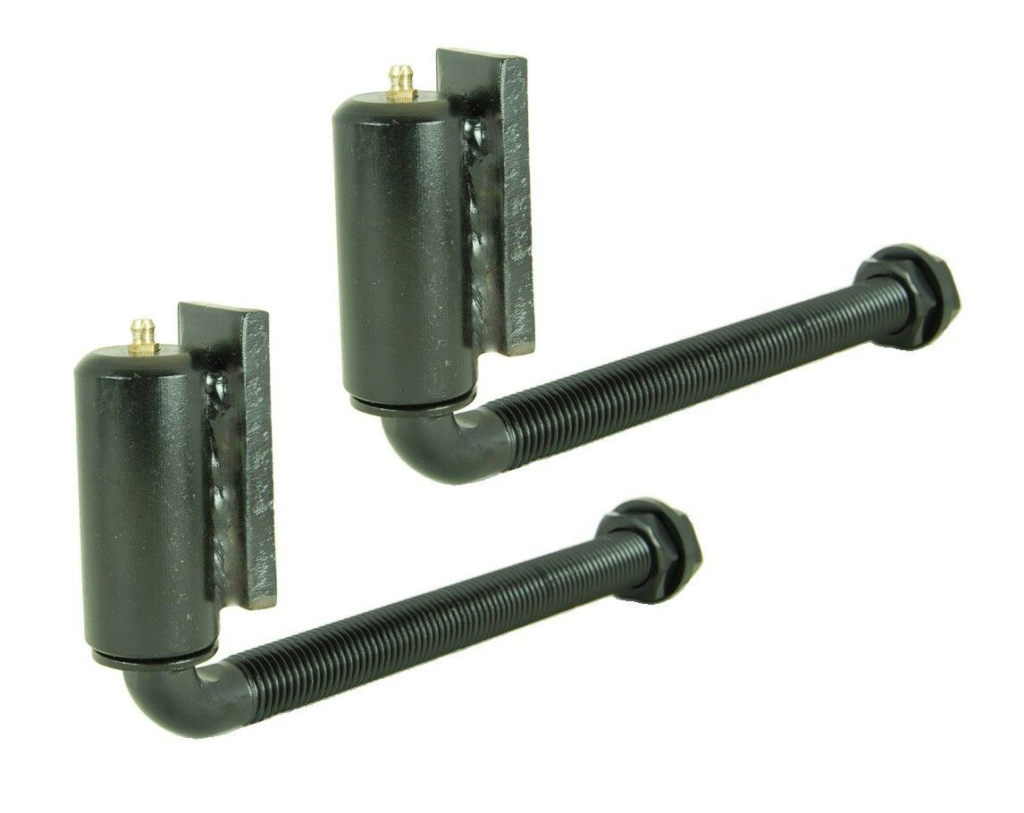 (2x) Heavy Duty Gate Hinges - 3/4" J-bolt Adjustable 900lb Capacity Ball Bearing