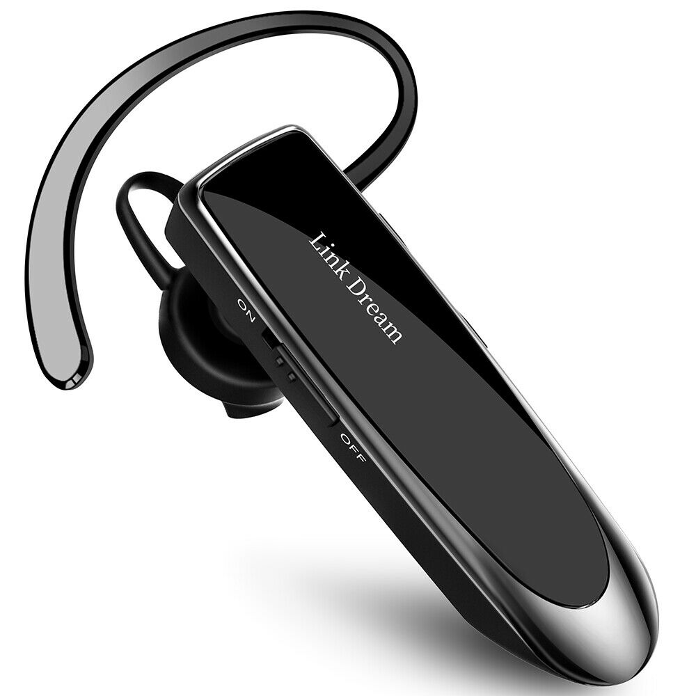 Link Dream Bluetooth 5.0 Headset Trucker Earpiece Noise Cancelling Headphones