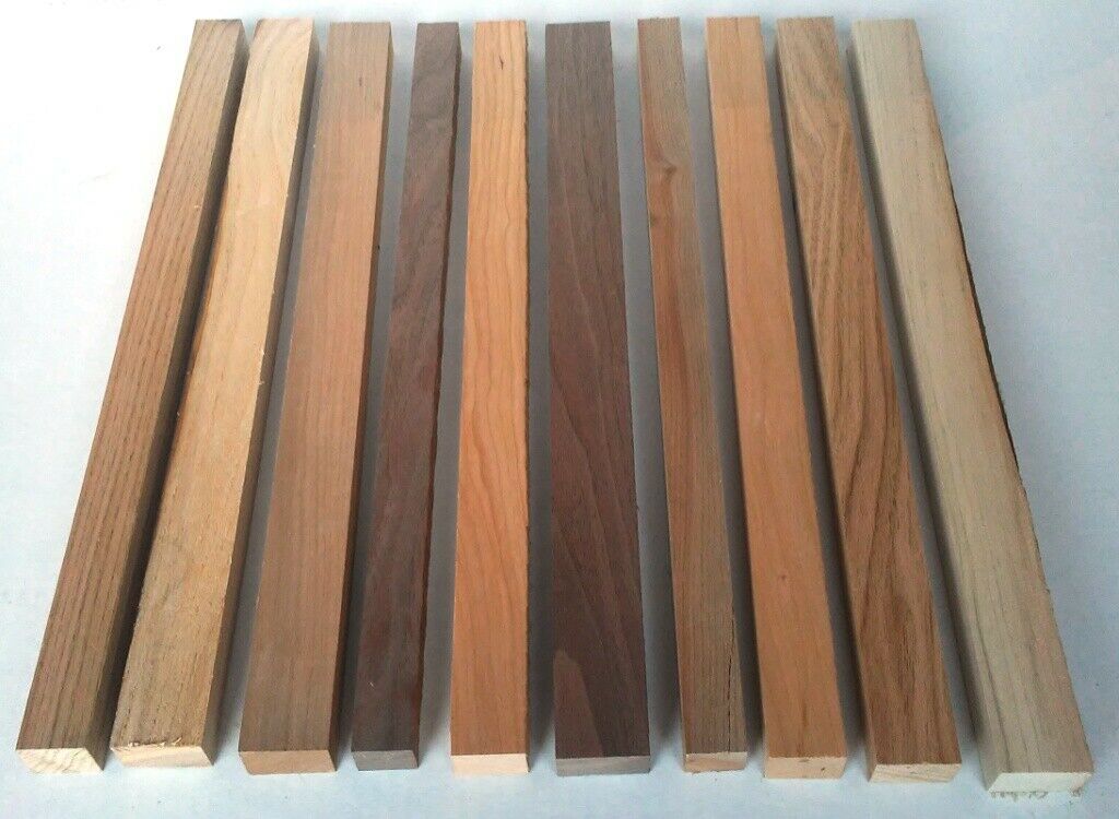 30 Pcs 3/4" X 1" X 16" Walnut Ash Maple Red Oak Cherry Cutting Board Edge Wood