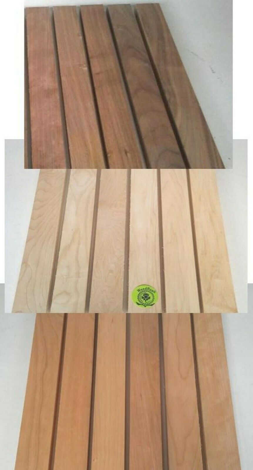 3/4" X 2" X 16" - 5 Black Walnut 5 Hard Maple 5 Cherry Wood Cutting Lumbr Boards