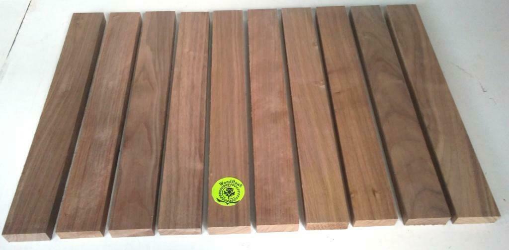3/4” X 2” X 16” Black Walnut Wood Cutting Lumber Boards Kiln Dry