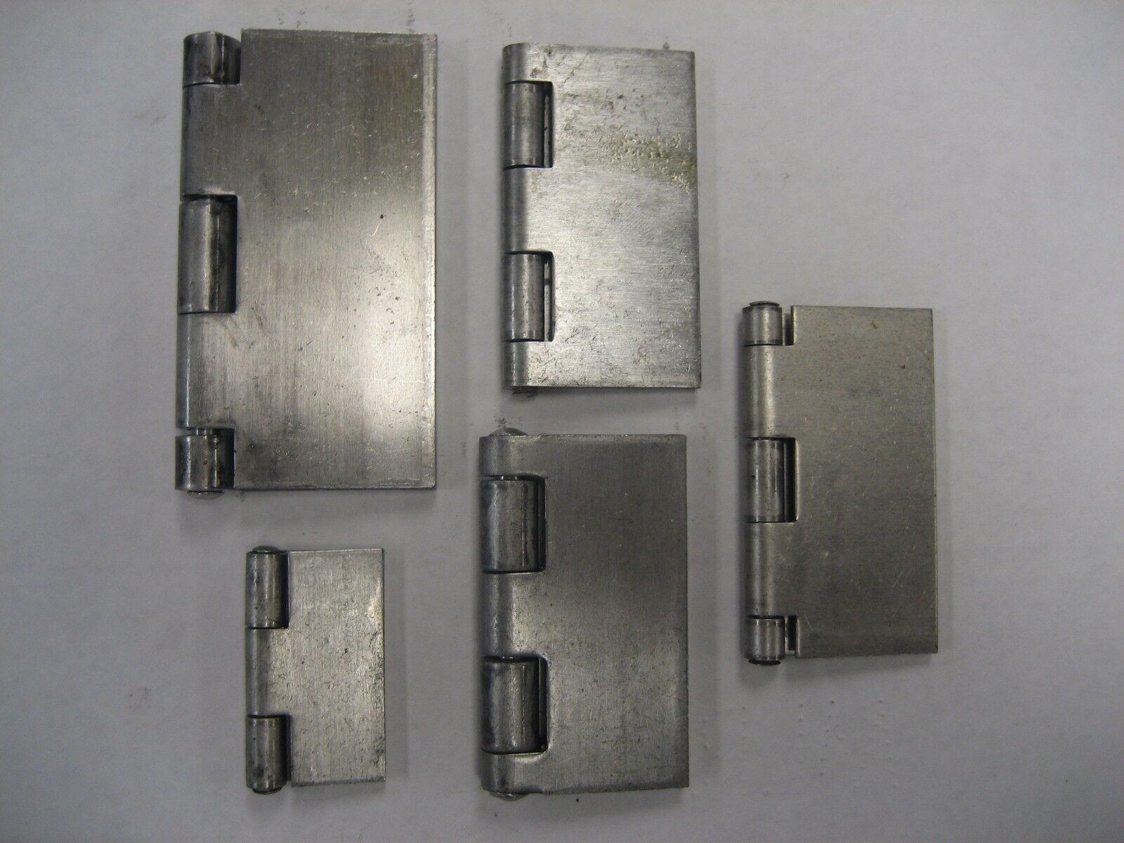 Aluminum Butt Hinges, Weld-on, No Holes,   2", 3", 4"      1 Pair -free Shipping