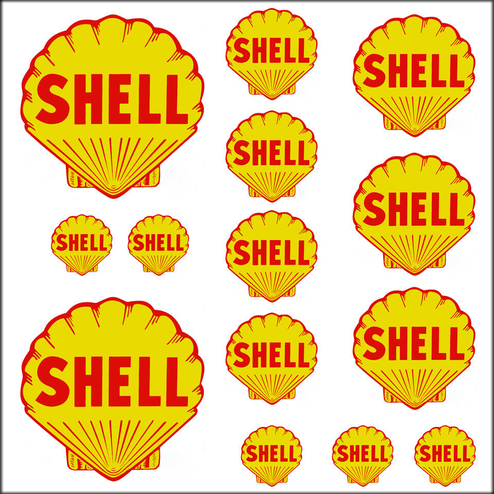 Shell Gas Hobby Decals Decal Quality Waterslide Truck Train Diorama Layout