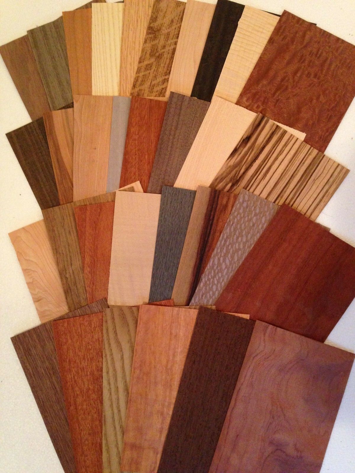 Wood Veneer Variety Piece Pack Over 20 Square Feet Artist Craft Cricut Marquetry