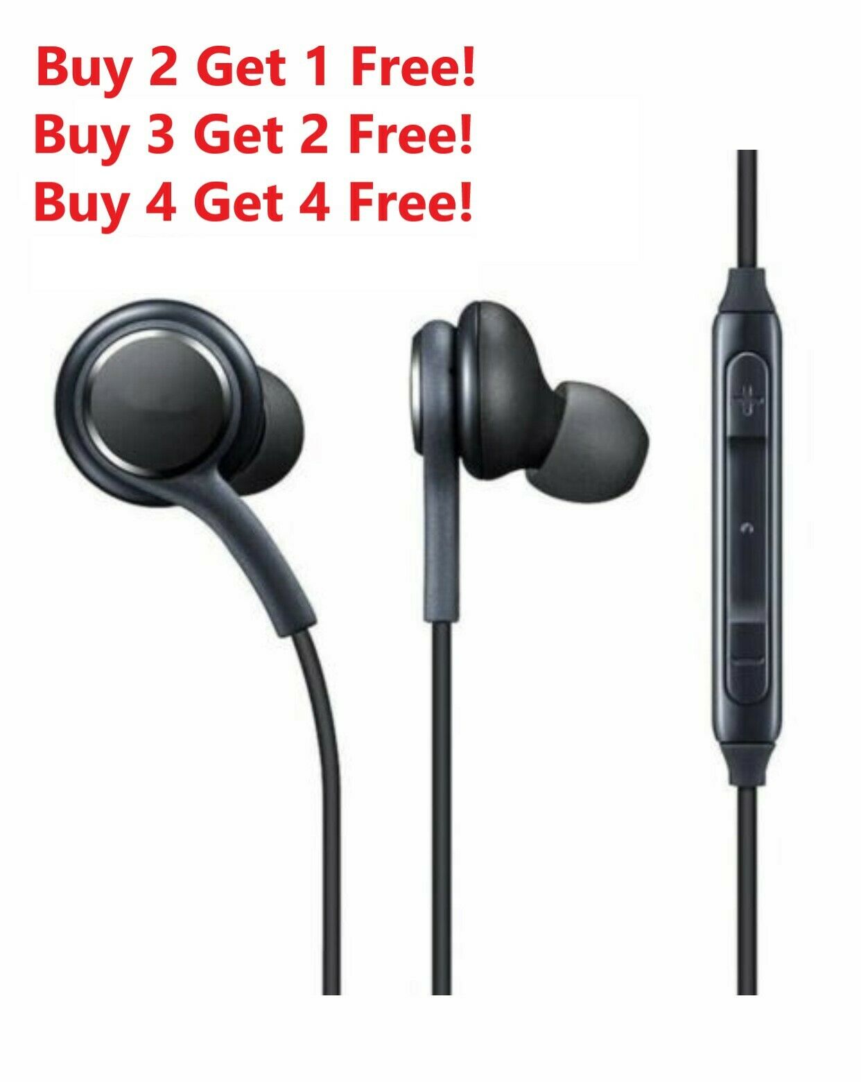For Samsung Galaxy S8 S8+ S9 S10 Note 8 In-ear Earbuds Headphones Headset