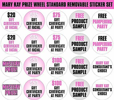 Mary Kay Stickers For Mary Kay Prize Wheel 16 Wedge Design For 24" Prize Wheel