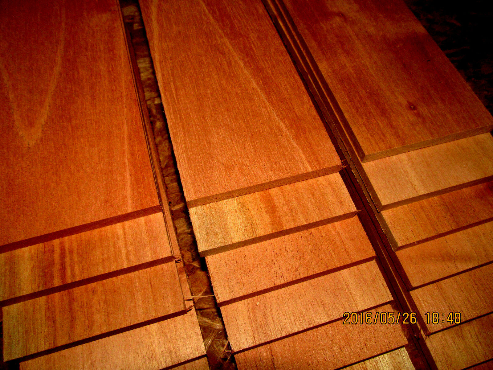 Packages Of Thin Premium Kiln Dried, Sanded Exotic Spanish Cedar Lumber Wood