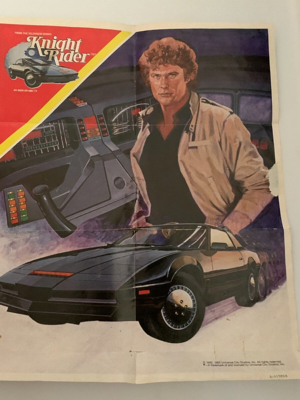 Knight Rider Mini-poster, Wow 1982/1983 Univesal Studios