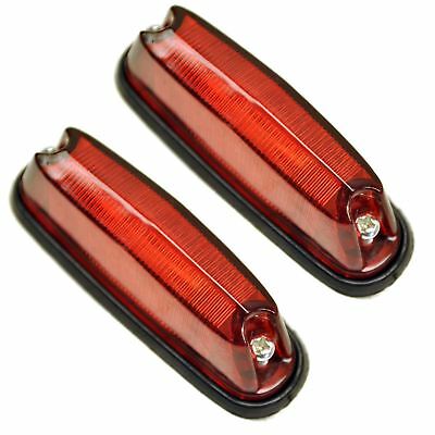 Mini Red Rear Marker / Tail Light / Lamp Trailer / Caravan / Van Pair Tr059