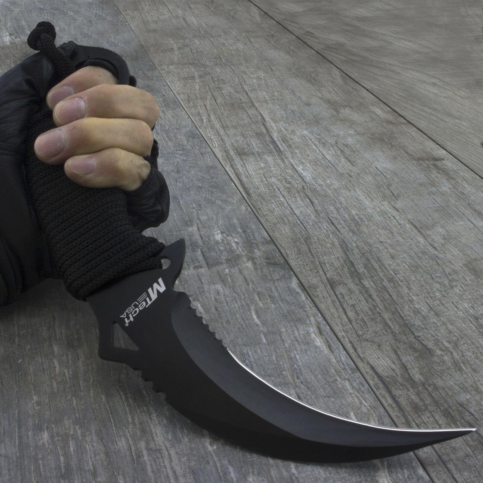 9.85" M-tech Usa Tactical Combat Karambit Fixed Blade Knife Boot Military