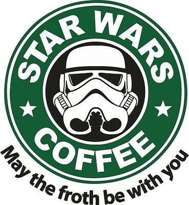 Star Wars May The Froth Be With You Decal Sticker