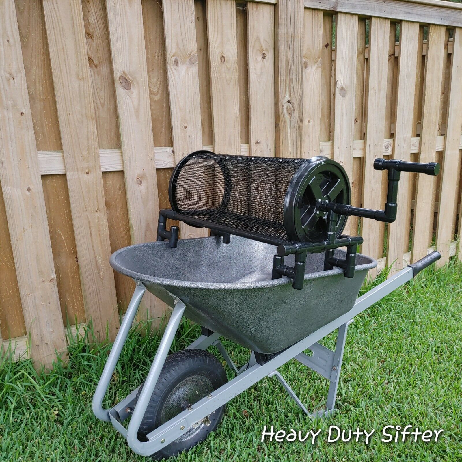 Heavy Duty Sifter/sieve/trommel For Soil, Worm Casting, Rock, Compost,