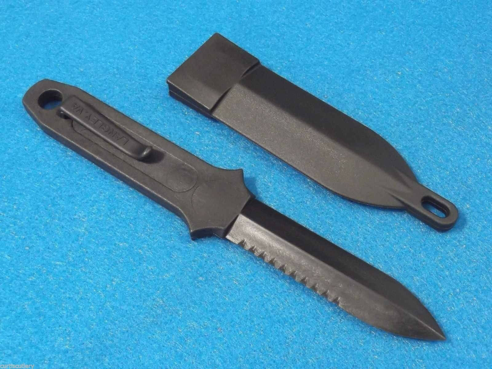 Cia Sticker Neck Knife M4259 Non-metal Polycarbonate Double Edge Dagger Mil1023