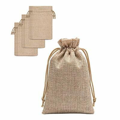 60 Pieces Burlap Bags With Drawstring Drawstring Gift Bags Jewelry Pouch For ...